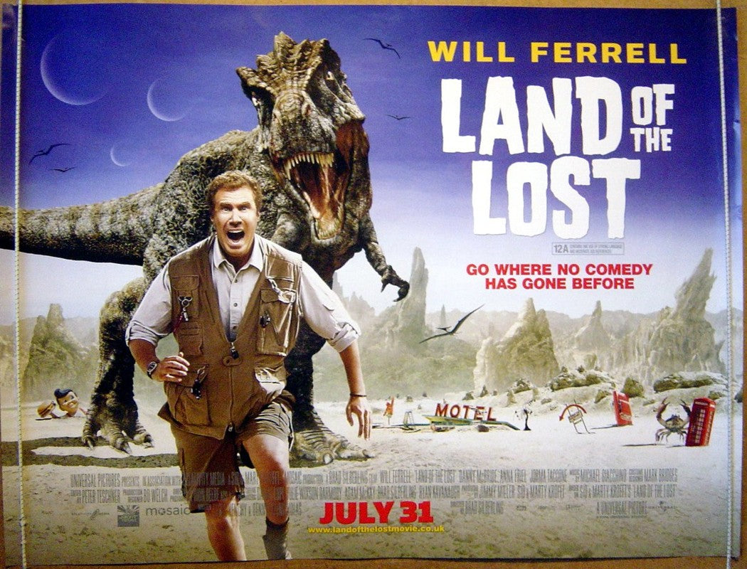 Land Of The Lost  Original Quad Movie Poster  