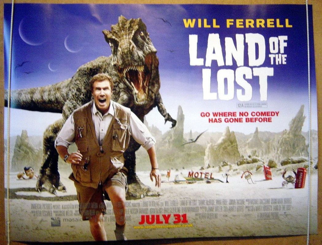 Land Of The Lost  Original Quad Movie Poster  