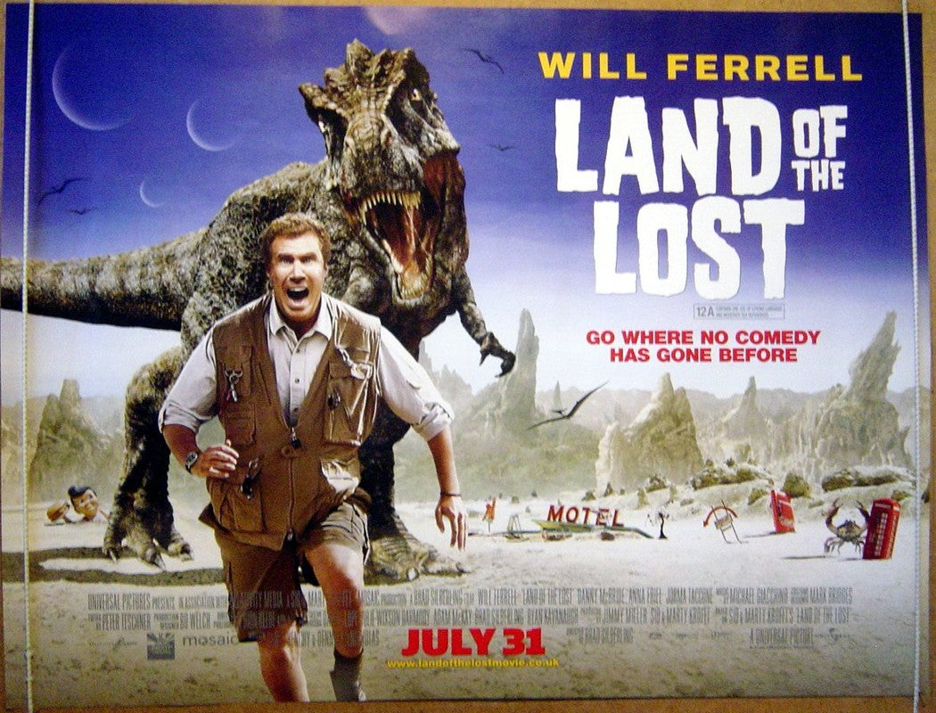 Land Of The Lost  Original Quad Movie Poster  