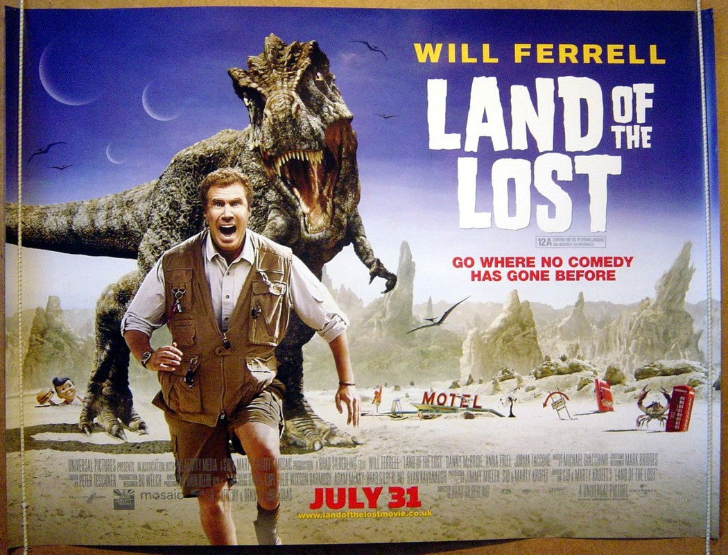 Land Of The Lost  Original Quad Movie Poster  