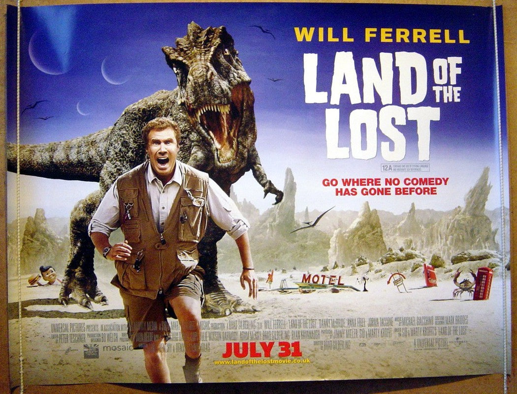 Land Of The Lost  Original Quad Movie Poster  