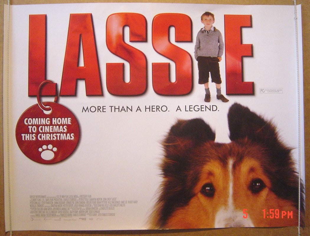 Lassie  Original Quad Movie Poster  