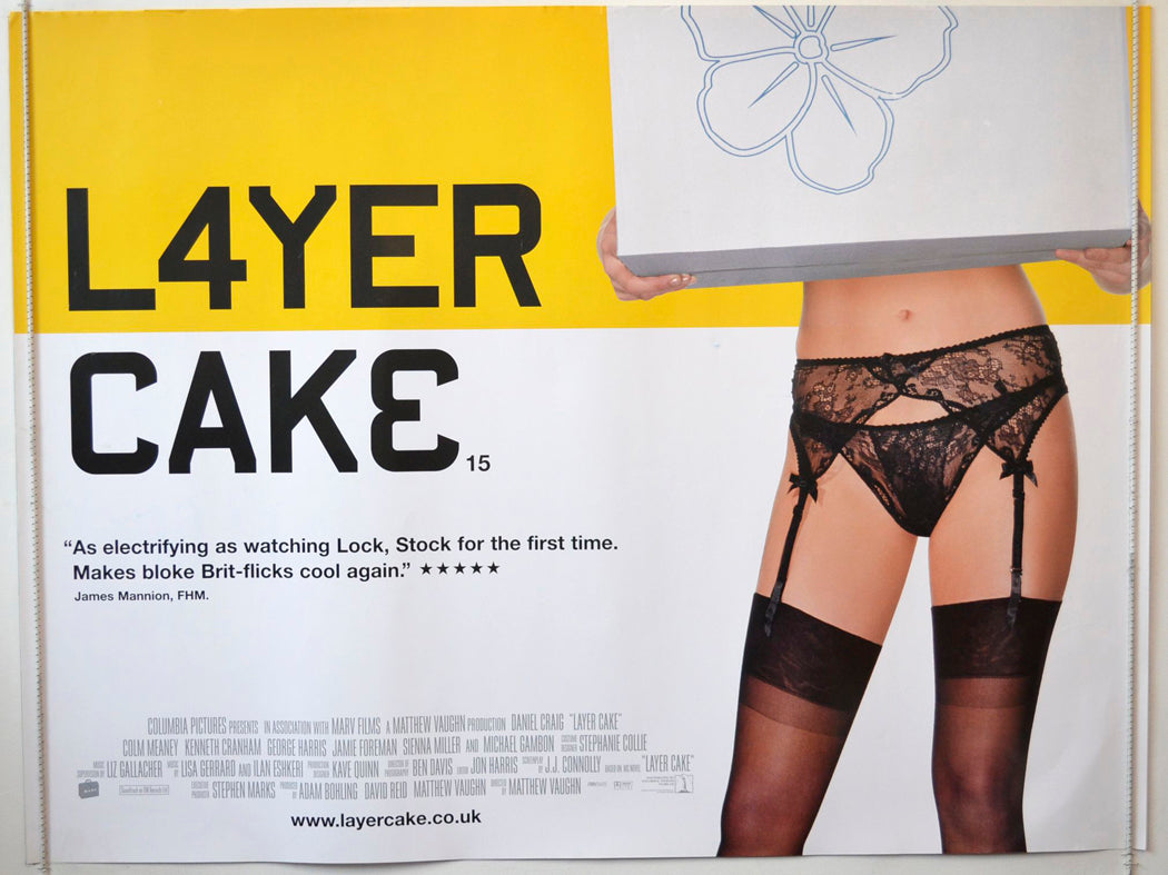 Layer Cake Original British Quad Poster - Movie Poster