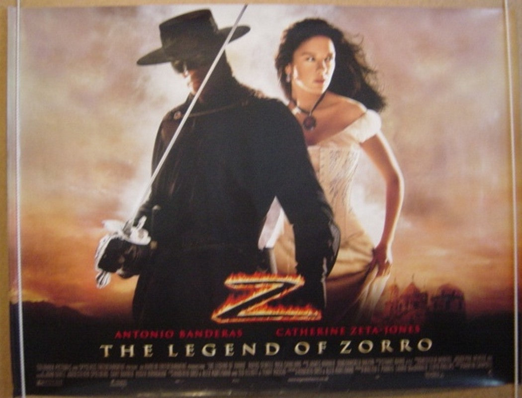 The Legend Of Zorro  Original Quad Movie Poster  