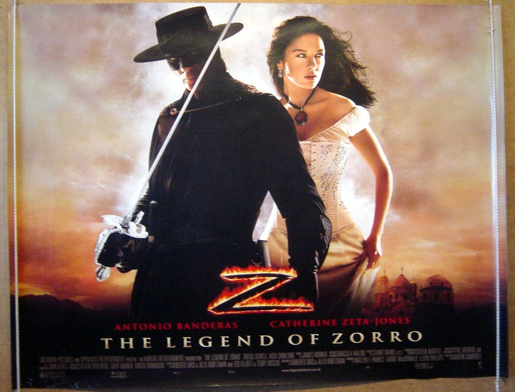 The Legend Of Zorro  Original Quad Movie Poster  