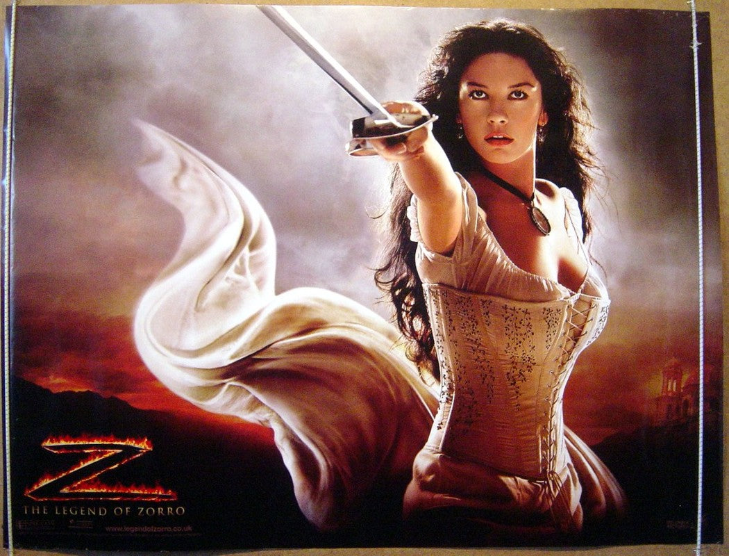 The Legend Of Zorro  (Teaser Design 2)  Original Quad Movie Poster  