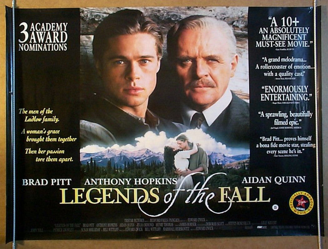 Legends Of The Fall  (Awards Version)  Original Quad Movie Poster  