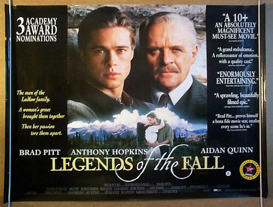 Legends Of The Fall  (Awards Version)  Original Quad Movie Poster  