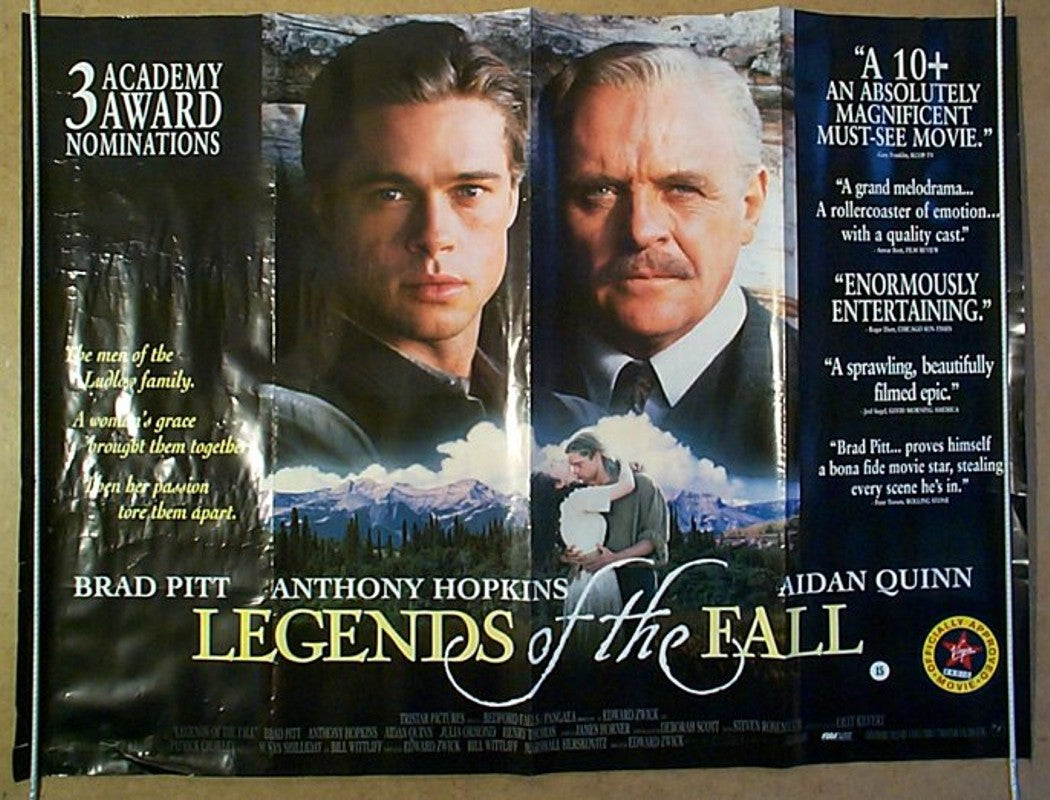 Legends Of The Fall  (Awards Version)  Original Quad Movie Poster  