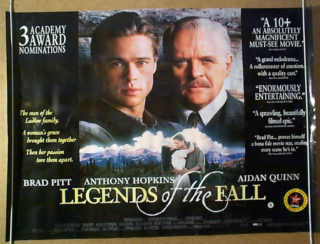 Legends Of The Fall  (Awards Version)  Original Quad Movie Poster  