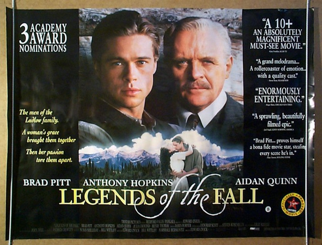 Legends Of The Fall  (Awards Version)  Original Quad Movie Poster  