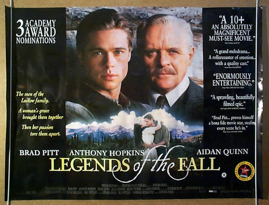 Legends Of The Fall  (Awards Version)  Original Quad Movie Poster  