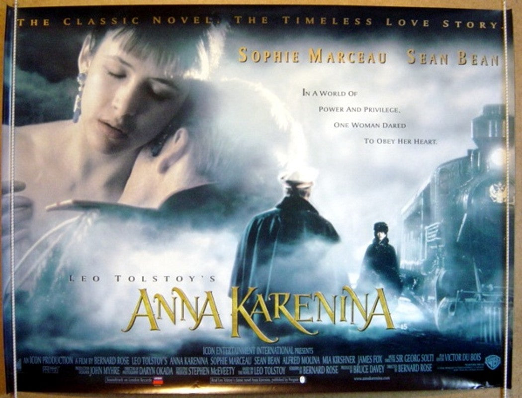 Leo Tolstoy's : Anna Karenina  Original Quad Movie Poster  