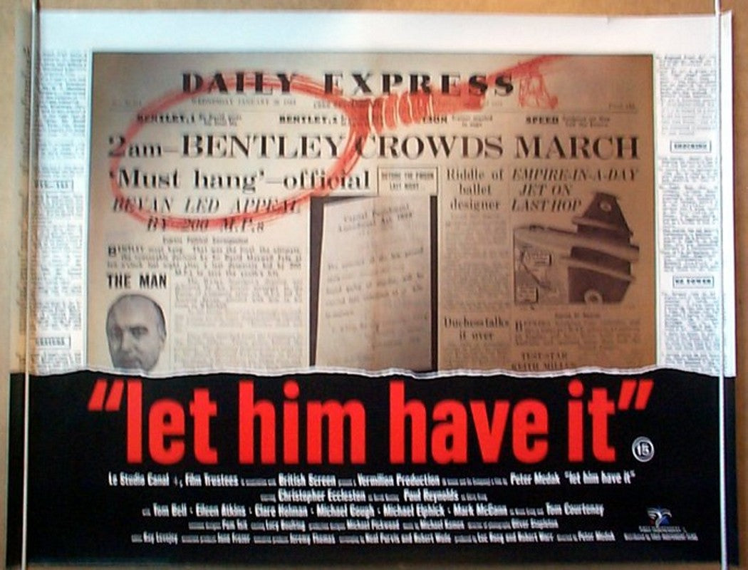 Let Him Have It  Original Quad Movie Poster  