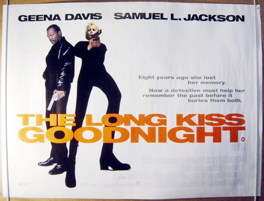 The Long Kiss Goodnight  Original Quad Movie Poster  