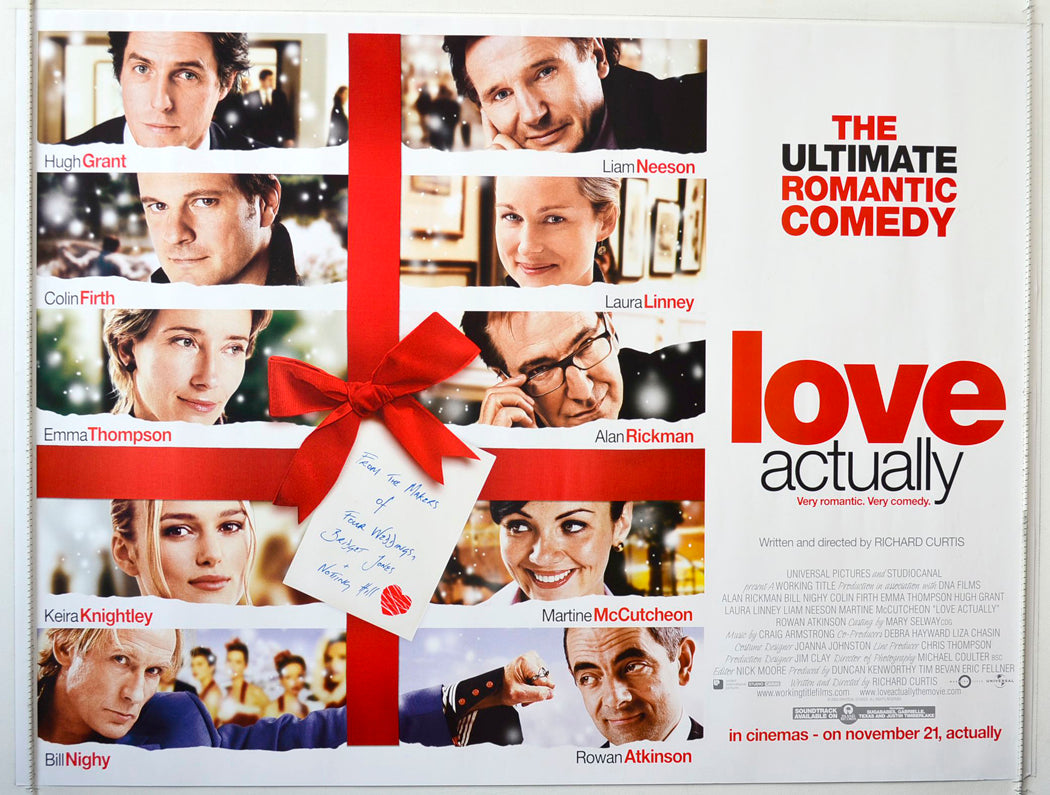 Love Actually   Original British Quad Poster - Movie Poster