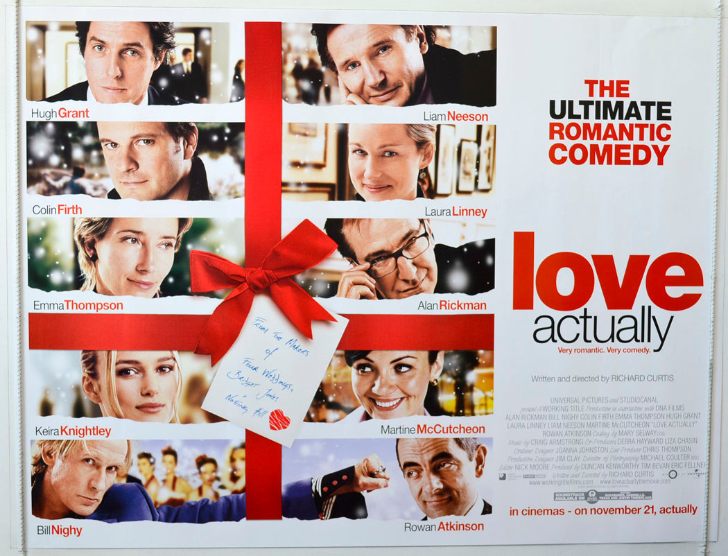 Love Actually   Original British Quad Poster - Movie Poster