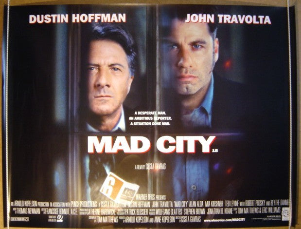 Mad City  Original Quad Movie Poster  