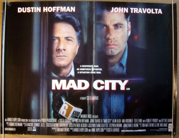 Mad City  Original Quad Movie Poster  