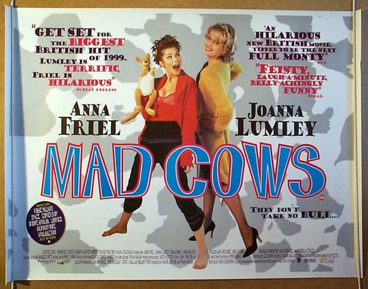 Mad Cows  Original Quad Movie Poster  