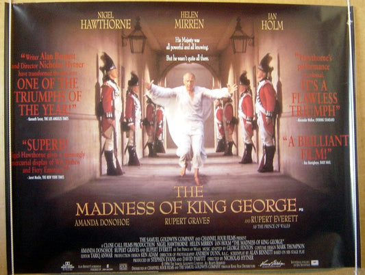 The Madness Of King George  Original Quad Movie Poster  