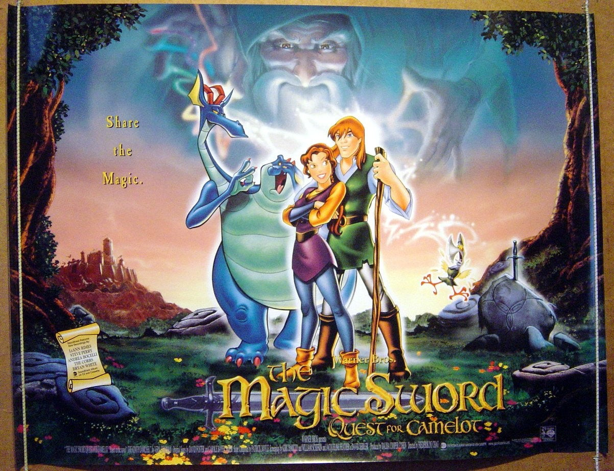 The Magic Sword  Original Quad Movie Poster  