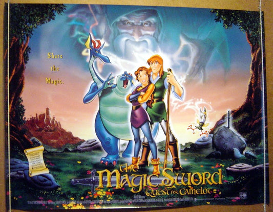 The Magic Sword  Original Quad Movie Poster  