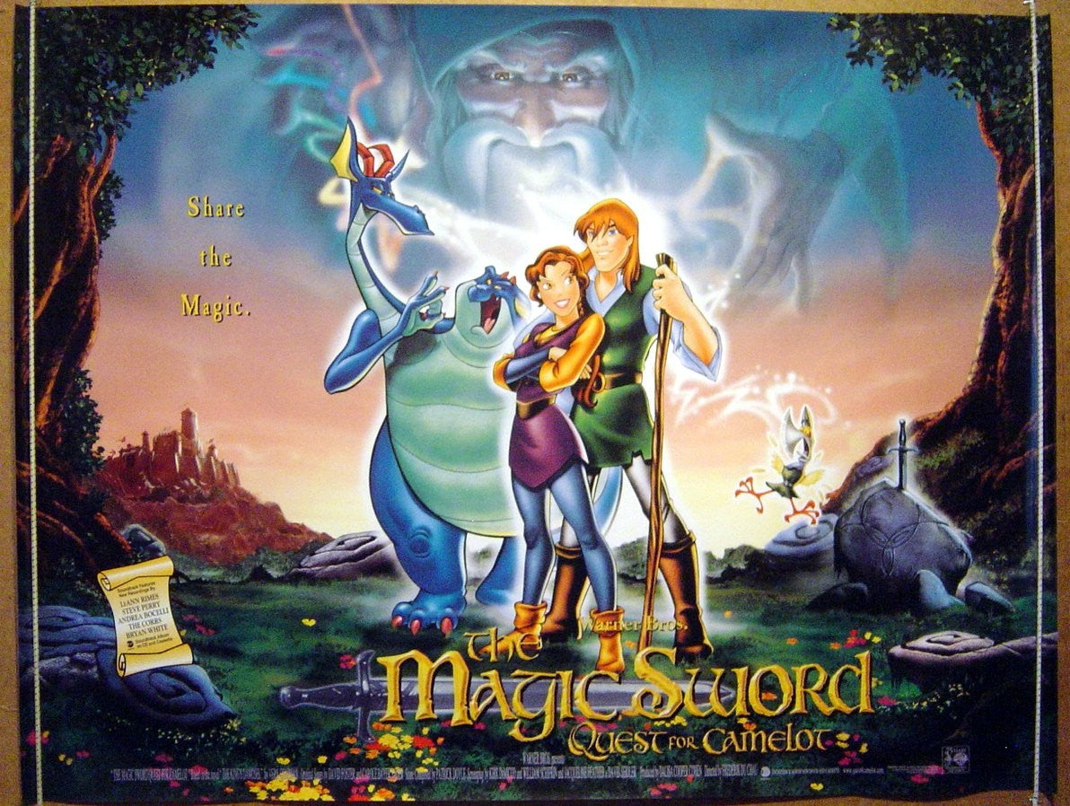 The Magic Sword  Original Quad Movie Poster  