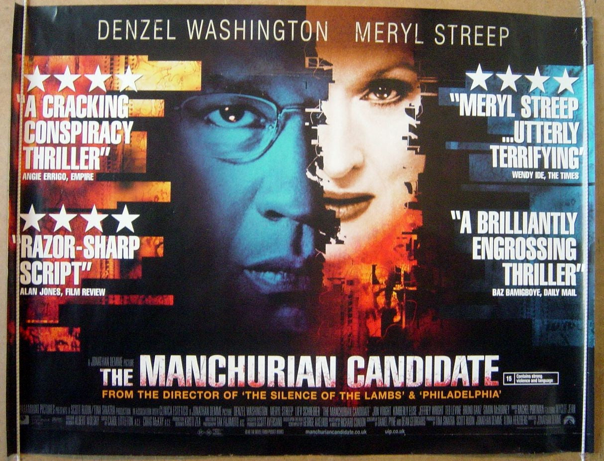 The Manchurian Candidate  Original Quad Movie Poster  