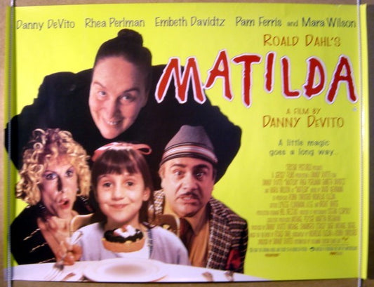 Matilda  Original Quad Movie Poster  