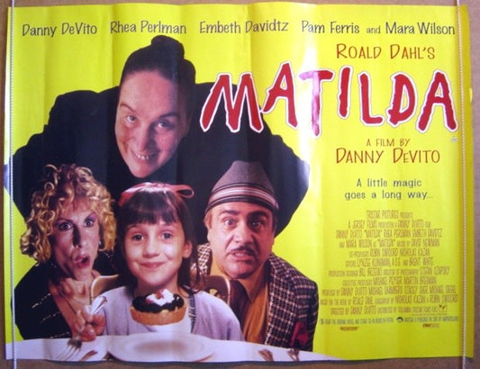 Matilda  Original Quad Movie Poster  