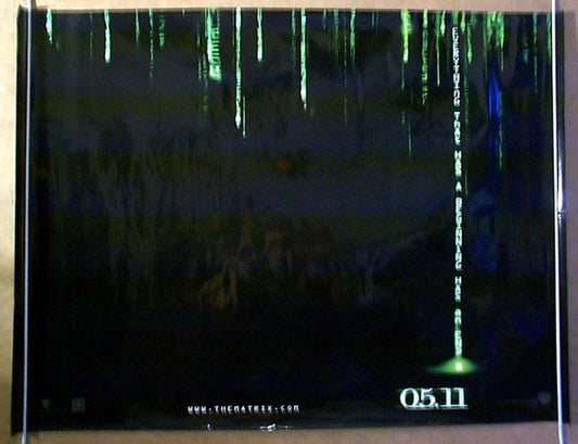 The Matrix Revolutions  (Teaser)  Original Quad Movie Poster  