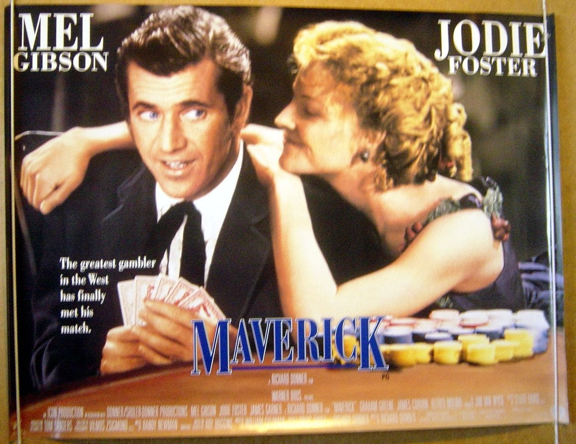 Maverick  Original Quad Movie Poster  