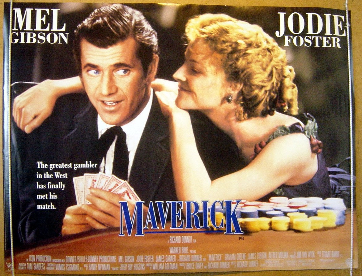 Maverick  Original Quad Movie Poster  