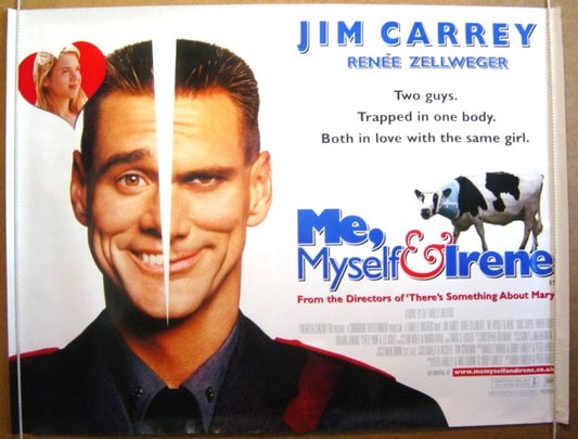 Me, Myself And Irene  Original Quad Movie Poster  