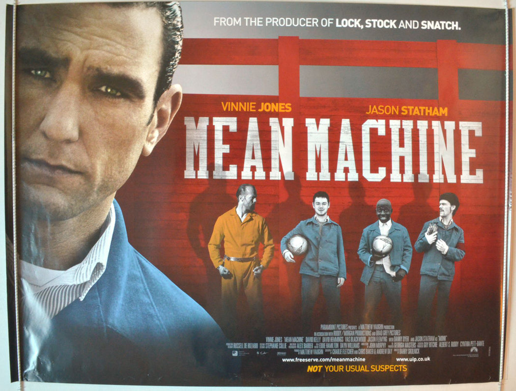 Mean Machine   Original British Quad Poster - Movie Poster