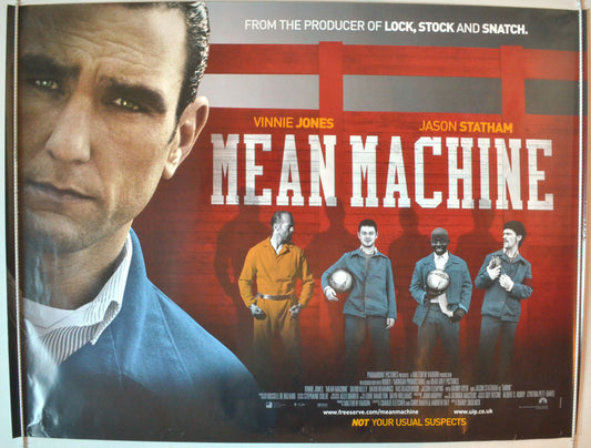 Mean Machine   Original British Quad Poster - Movie Poster