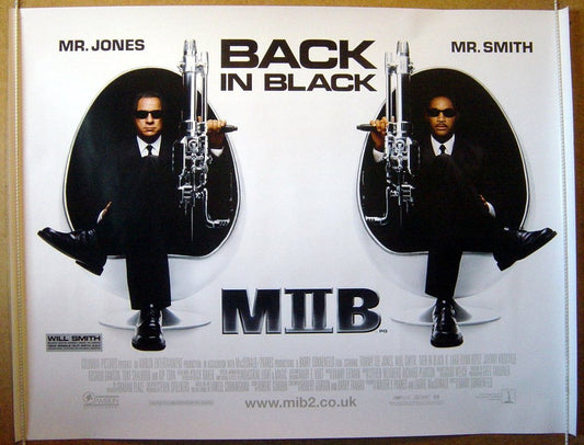 Men In Black 2  Original Quad Movie Poster  