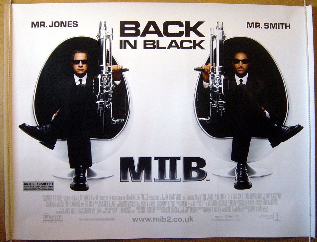 Men In Black 2  Original Quad Movie Poster  