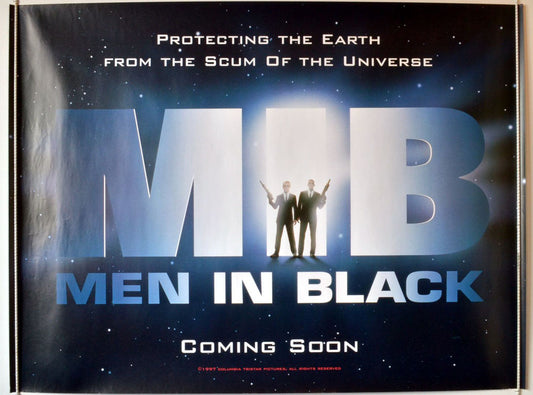 Men In Black  (Teaser)  Original Quad Movie Poster  