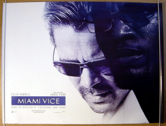 Miami Vice  (Teaser Original Quad Movie Poster)  Original Quad Movie Poster  