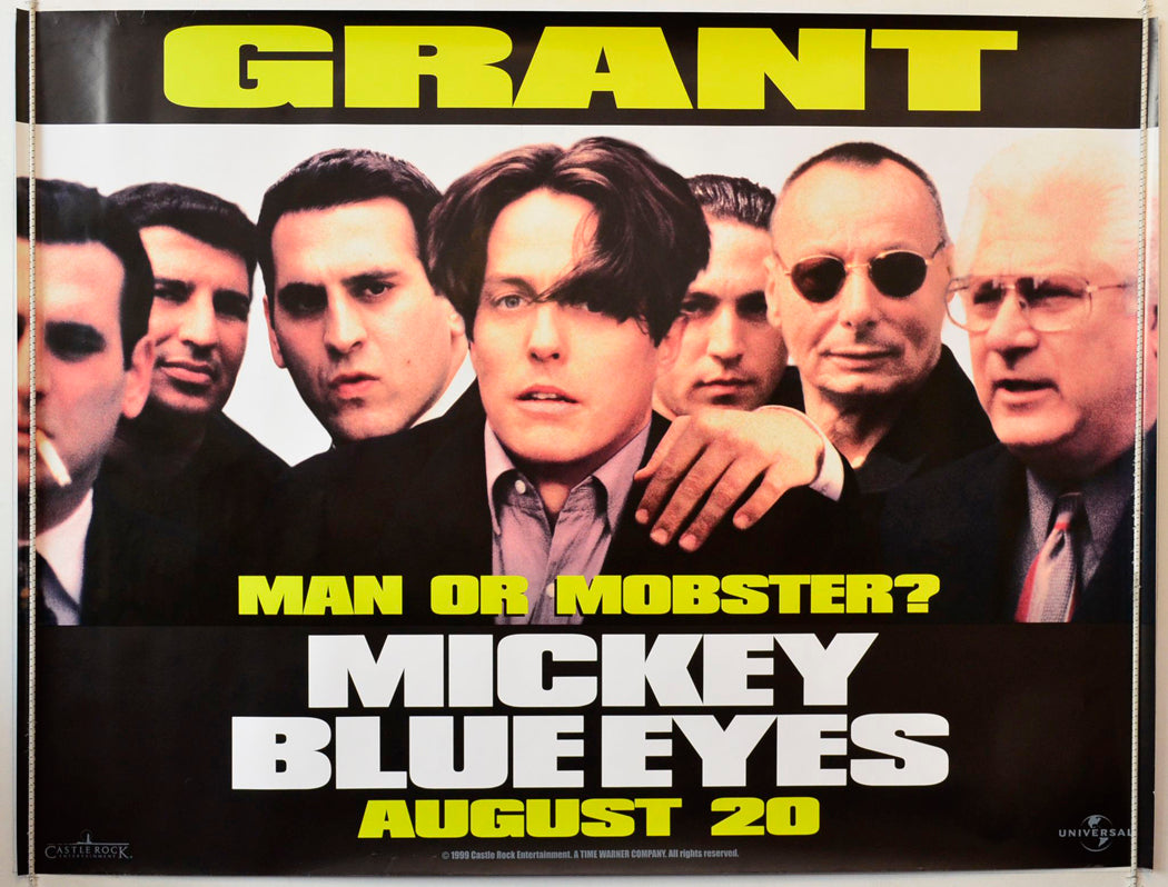 Mickey Blue Eyes  (Teaser / Advance Version)   Original British Quad Poster - Movie Poster