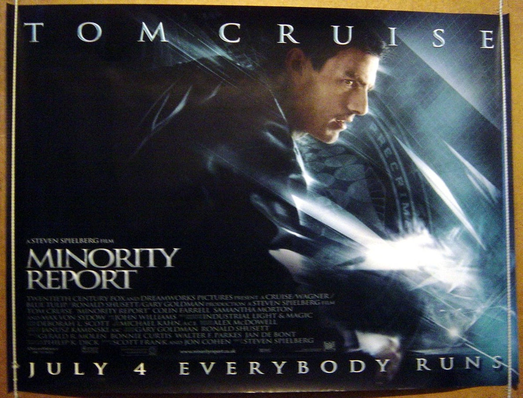 Minority Report  Original Quad Movie Poster  