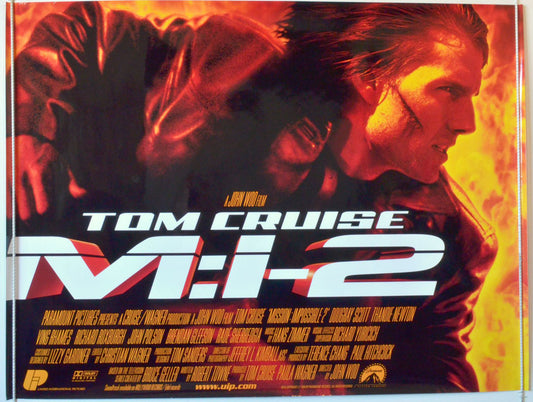 Mission Impossible 2   Original British Quad Poster - Movie Poster