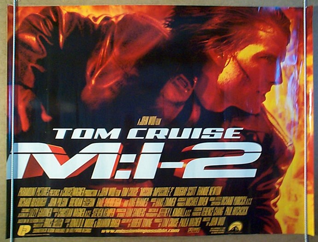 Mission Impossible 2  Original Quad Movie Poster  