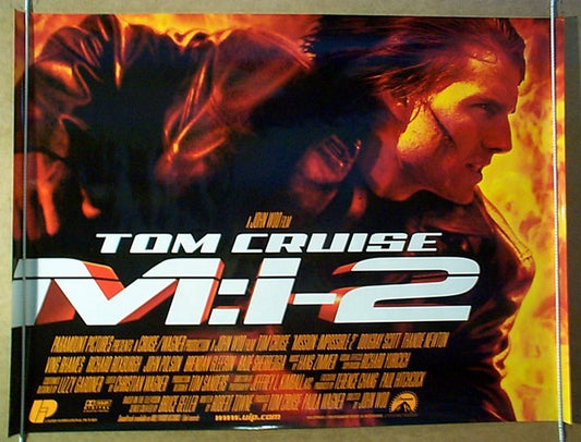 Mission Impossible 2  Original Quad Movie Poster  