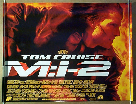 Mission Impossible 2  Original Quad Movie Poster  