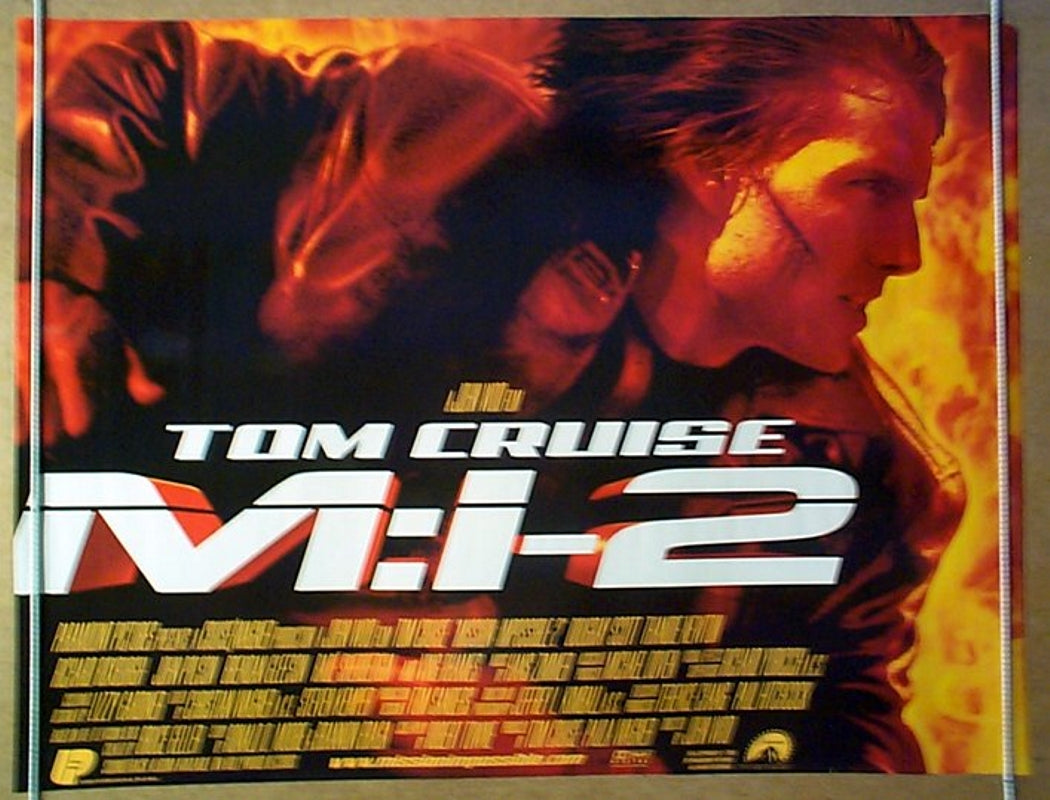 Mission Impossible 2  Original Quad Movie Poster  