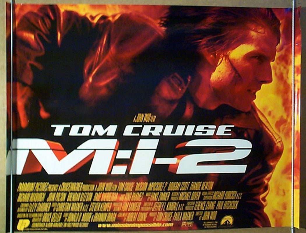 Mission Impossible 2  Original Quad Movie Poster  