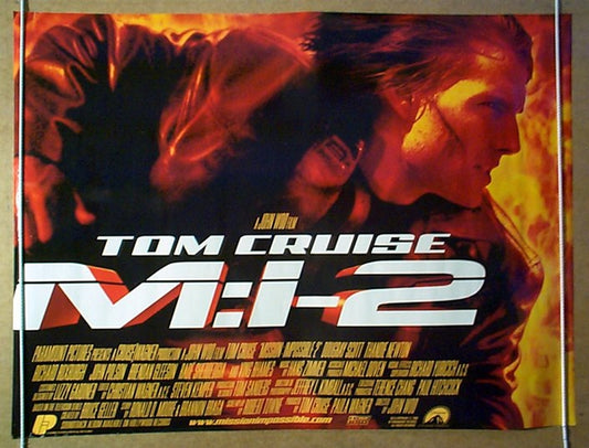 Mission Impossible 2  Original Quad Movie Poster  